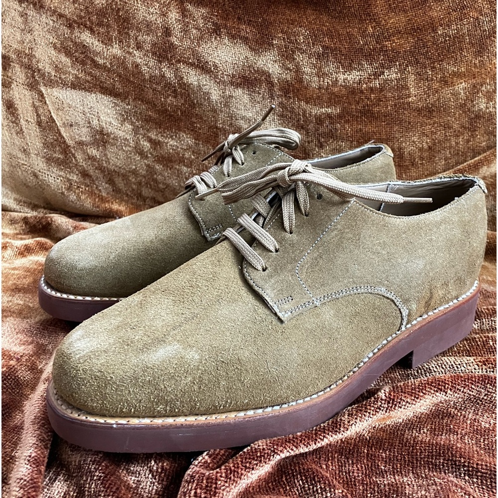 NEW suede leather oxfords